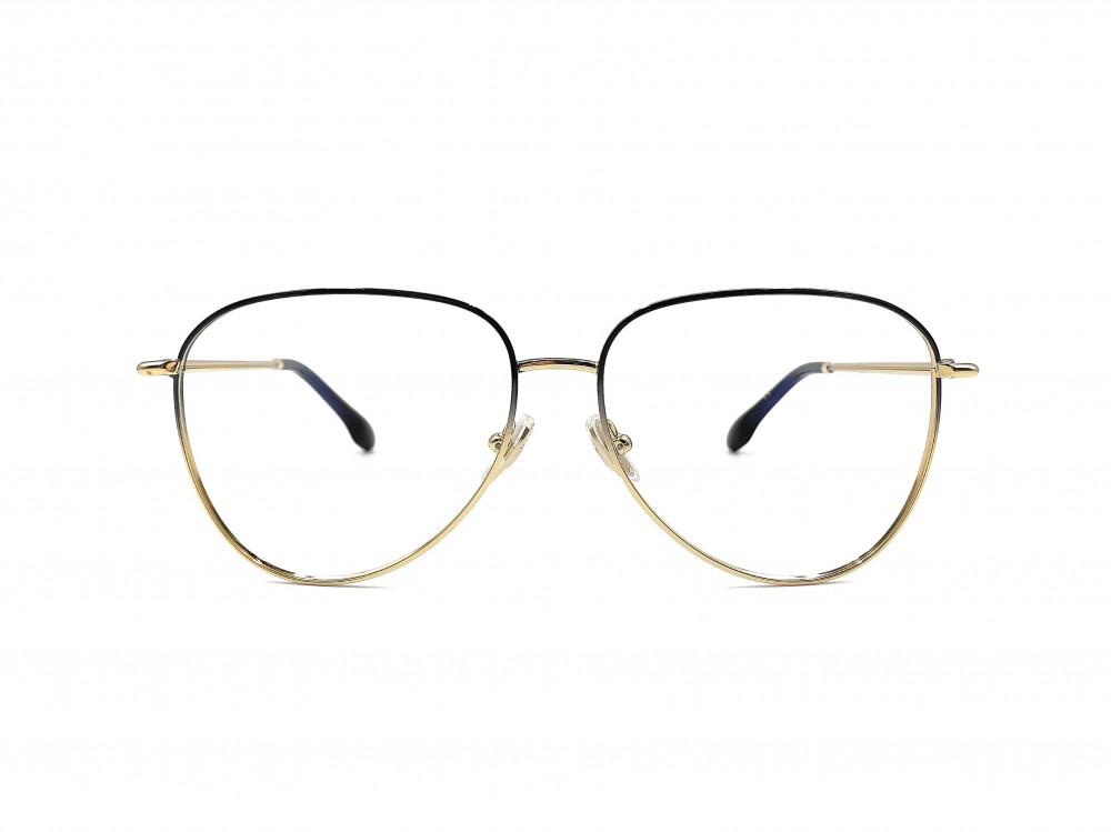 Monture aviateur Victoria Beckham – Dégradé bleu à or