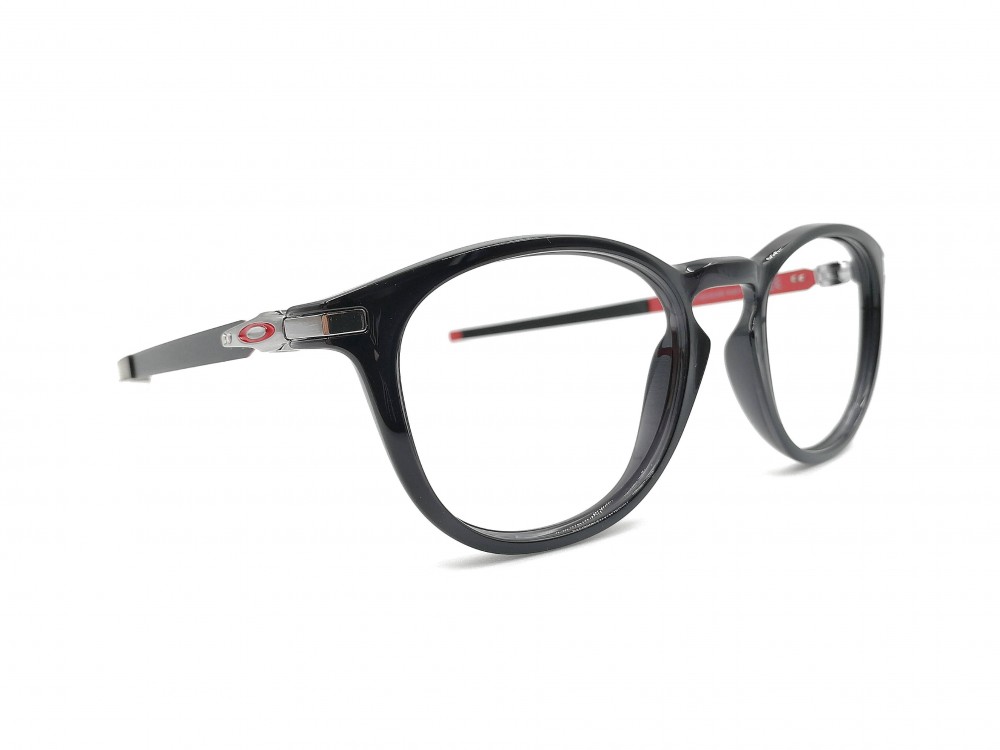 Monture ronde Oakley – Homme – Gris et rouge