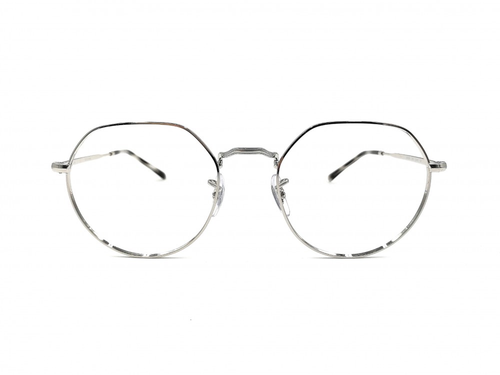 Monture ronde Ray Ban – Unisexe – Métal argent