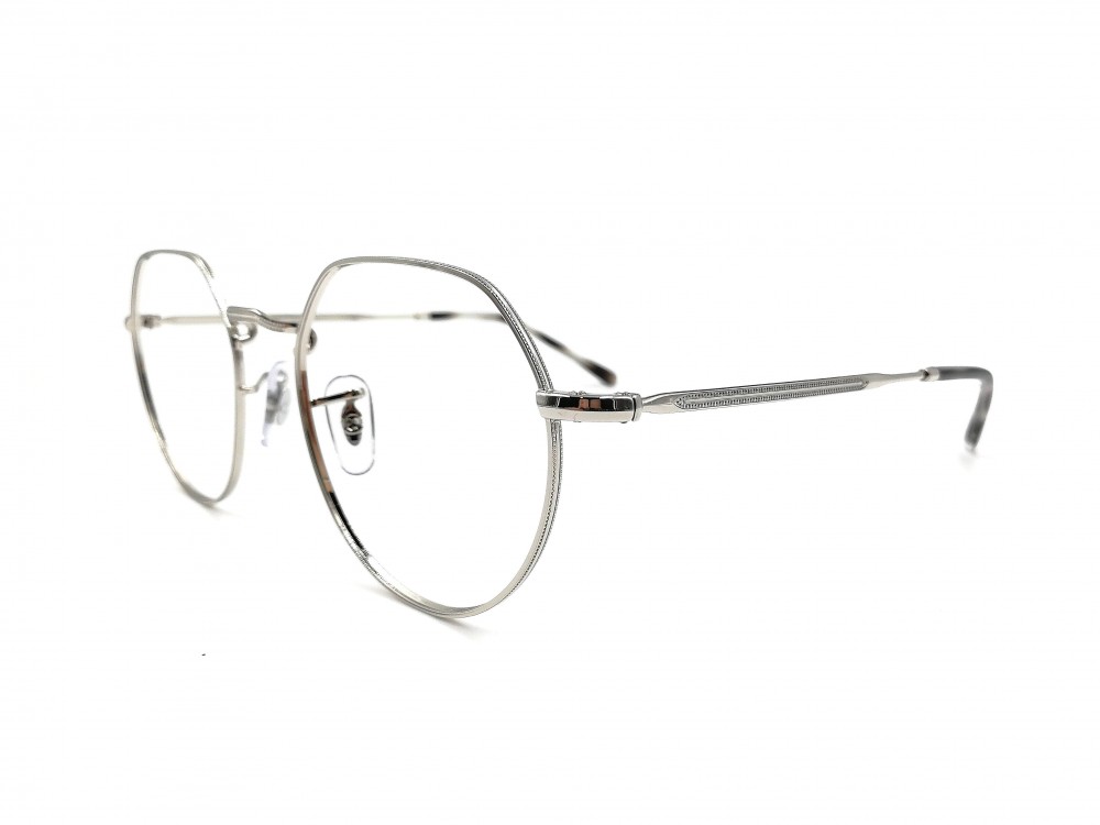 Monture ronde Ray Ban – Unisexe – Métal argent