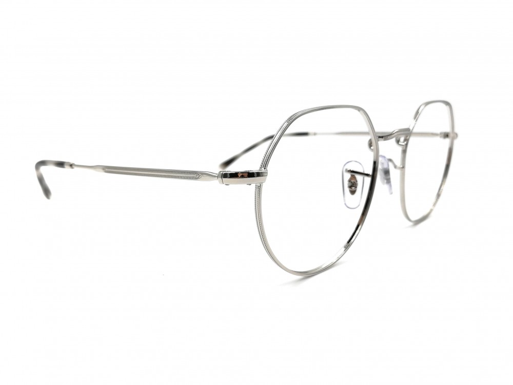 Monture ronde Ray Ban – Unisexe – Métal argent