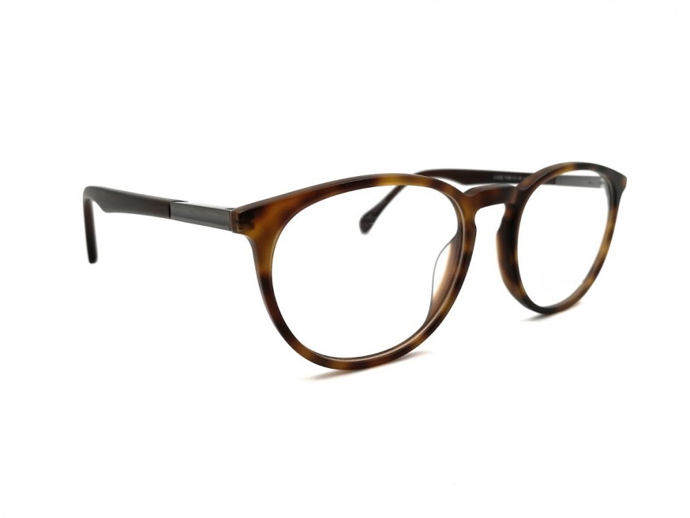 Monture ovale – Unisexe - Plastique tortoise avec pont clé