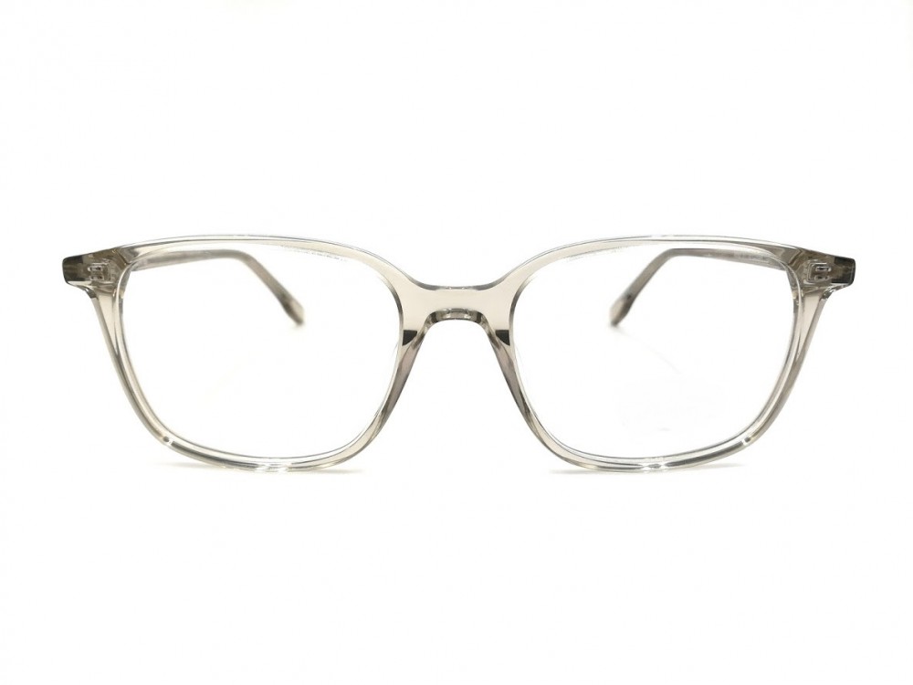 Monture carrée – Homme – Plastique gris transparent