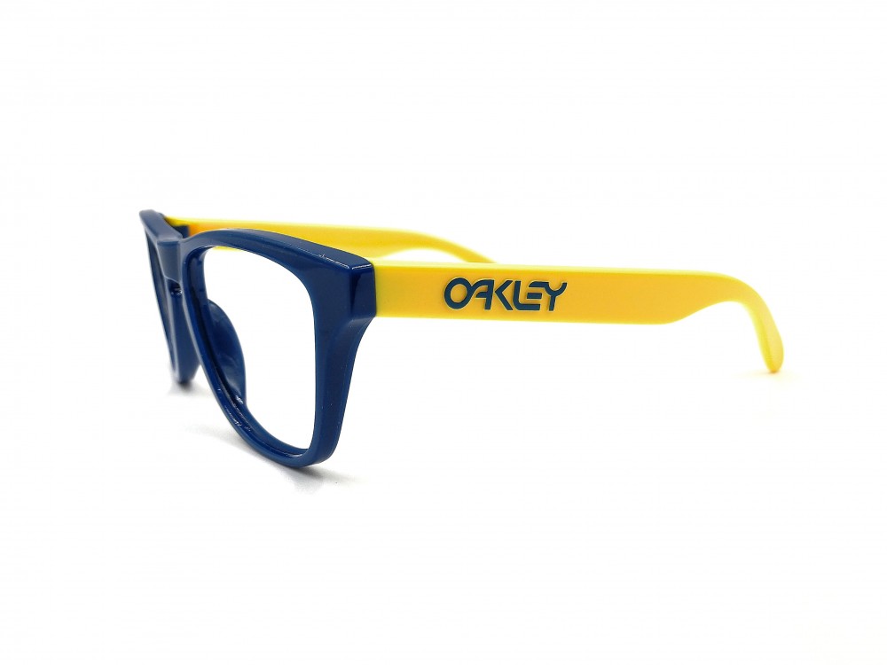 Monture Oakley – Plastique bleu et jaune - Enfant