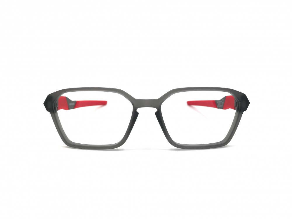 Monture hexagonale Oakley – Gris et rouge - Enfant