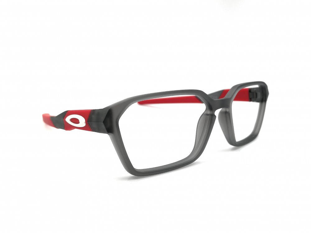 Monture hexagonale Oakley – Gris et rouge - Enfant