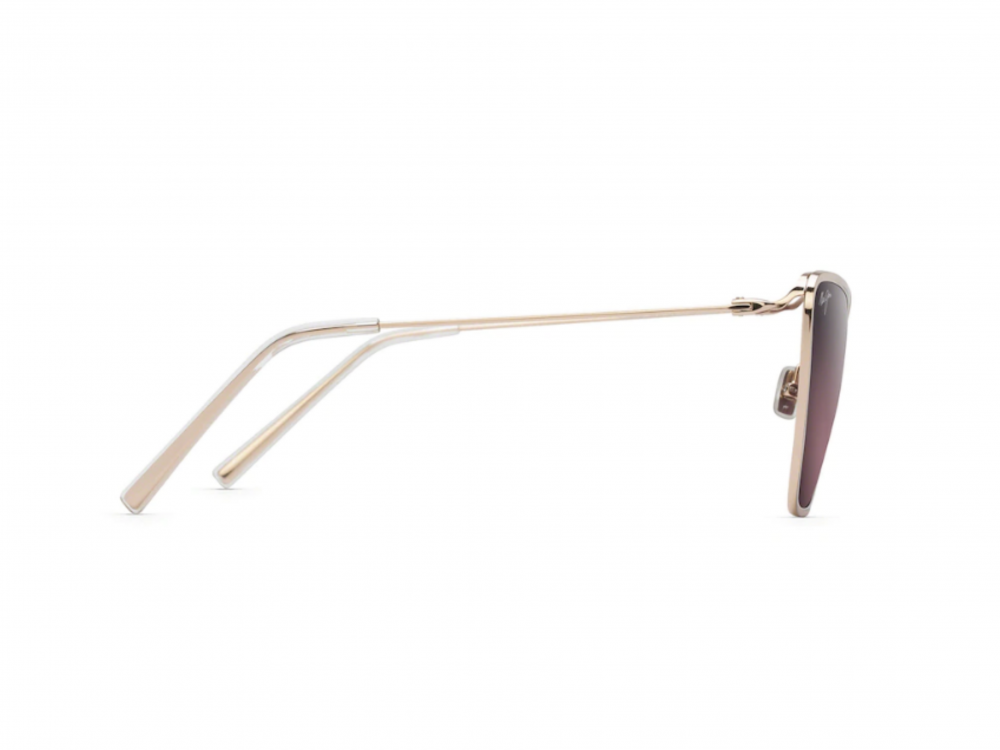 Monture œil-de-chat Maui Jim – Métal or rose - Lentilles polarisées