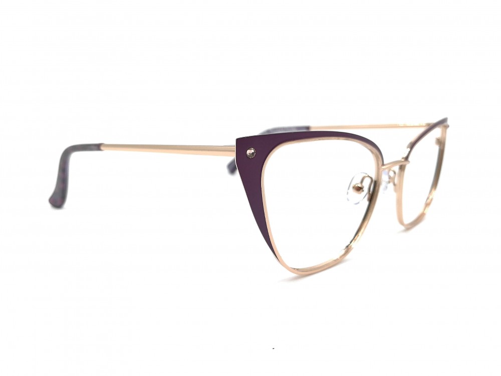 Monture oeil-de-chat de marque Été - Avec pierres sur les pointes