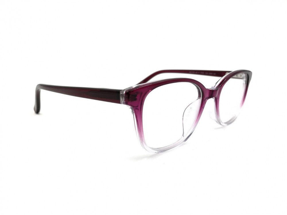 Monture ovale - Enfant - Dégradé violet à transparent