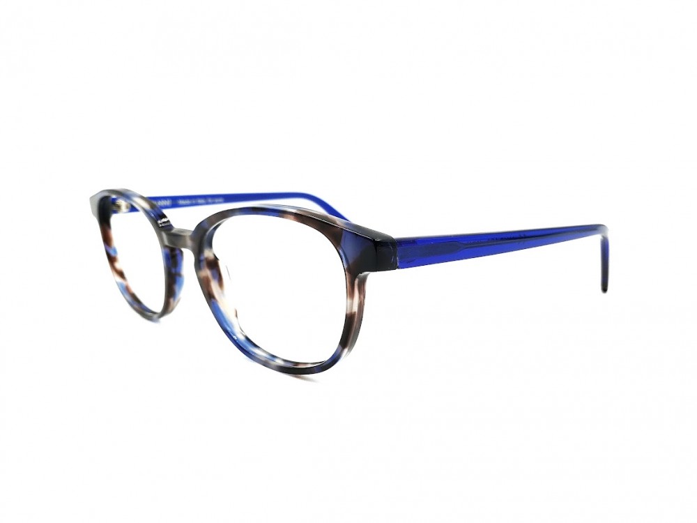Monture ovale Vanni Petite - Plastique tortoise bleue