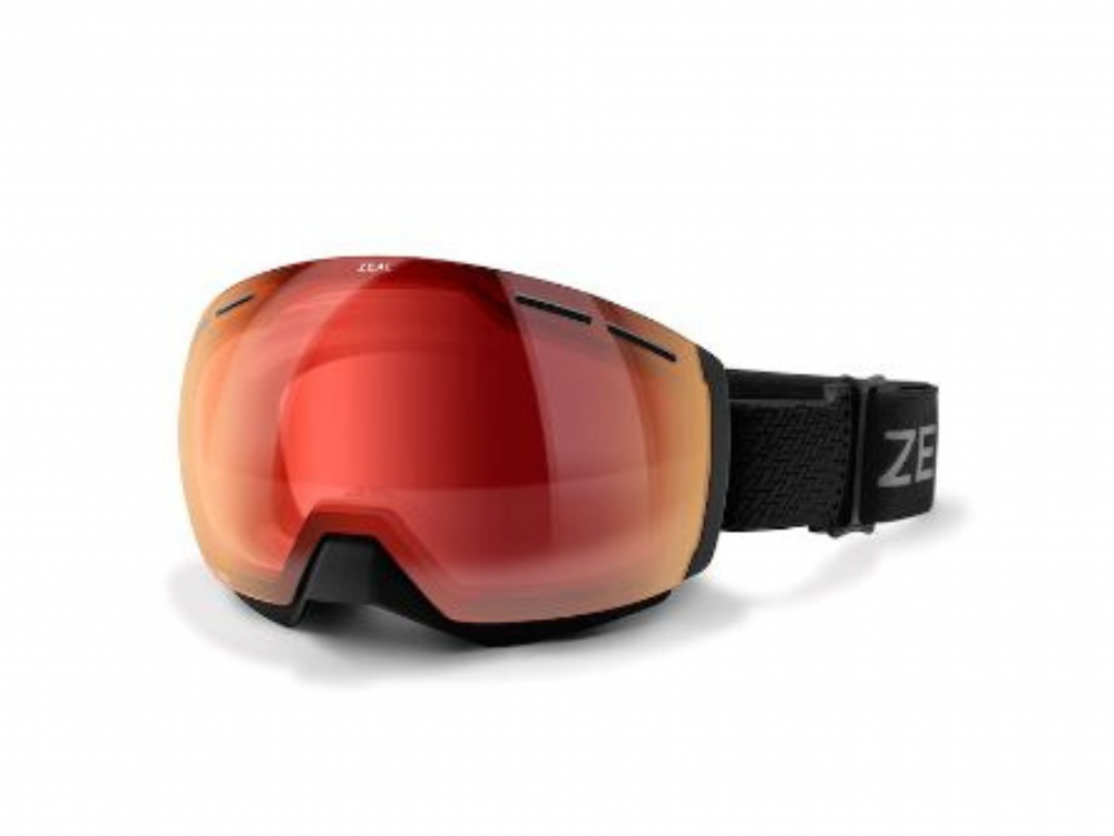 Lunettes de ski ZEAL - Modèle Highmark - Noir et rouge