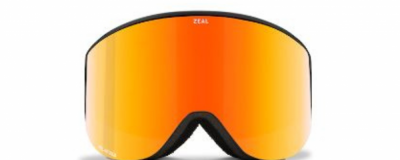 Lunettes de ski ZEAL - Modèle Beacon - Noir et orange
