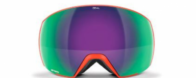 Lunettes de ski ZEAL - Modèle Hangfire - Orange et vert